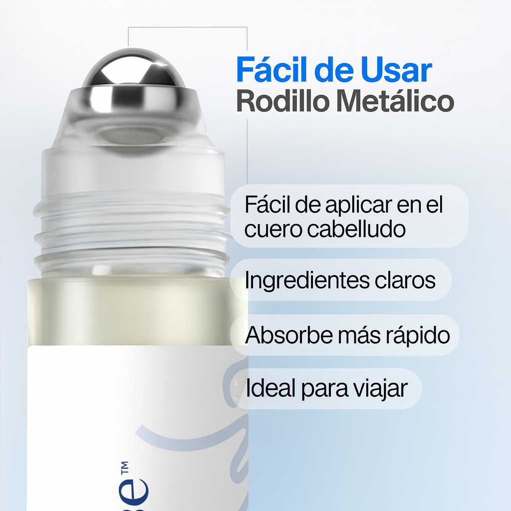 RollaGrow™: suero para el crecimiento del cabello